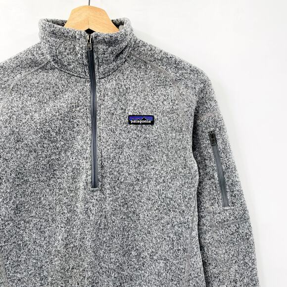 Patagonia gray Quarter Zip Better Sweater Fleece - Picture 1 of 5